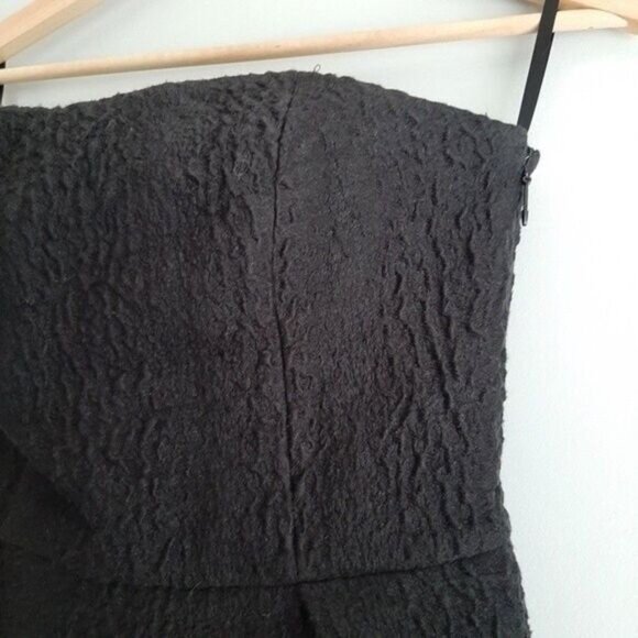 LORD & TAYLOR 424 Fifth Black Strapless Cocktail Dress Sz 0 - Picture 6 of 13